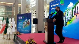 سخنرانی محمدمهدی برومندی معاون امور باغبانی وزارت جهاد کشاورزی در آیین افتتاحیه پنجمین نمایشگاه بین المللی کشاورزی (آیفارم) 2