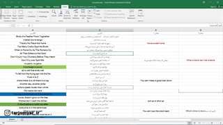 فریز یا ثابت کردن سطرها و ستون ها در اکسل موقع اسکرول