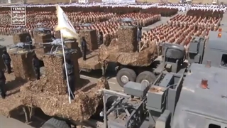 رژه نیروهای انصارالله یمن با تجهیزات پیشرفته نظامی