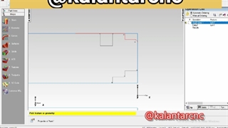 تراشcnc+گوشه از پکیج نرم‌افزار فیچرکم