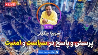 14010625: پرسش و پاسخ در سیاست و امنیت - سورنا چگینی