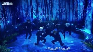 اولین اجرای زنده آهنگ BlackSwan در تلویزیون (بی تی اس)