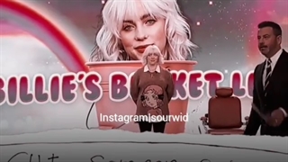 مو کوتاه کردن بیلی ایلیش کپشن