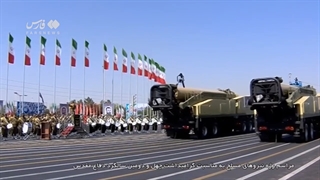 رژه سامانه های موشکی در هفته دفاع مقدس ۱۴۰۱ در جوار حرم حضرت امام خمینی(ره)