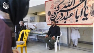 مداحی امیر عباسی در آسایشگاه معلولین