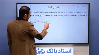 حل تمرین فصل 1 فیزیک یازدهم (میدان الکتریکی) - بخش چهارم - محمد پوررضا - همیار فیزیک