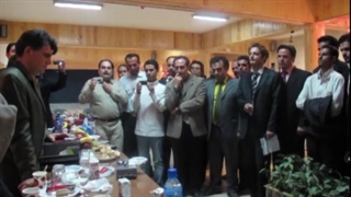 شجریان فقید و شاگردان همخوانی تفنگت را زمین بگذار کارگاه آموزشی آواز ۱۳۸۸