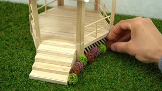 ساخت آلاچیق با چوب بستنی