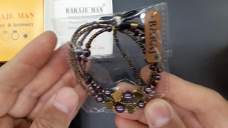 فروش ویژه انواع بند عینک دست ساز برند باراج من (مدل قلب سنگی حدید)