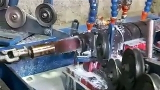 خط تولید توری حصاری (توری فنس) | Production line of fence netting