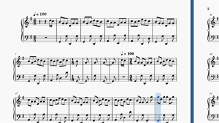 نت آموزش پیانو 12