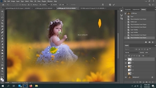 عکس گل آفتابگردان لایه باز