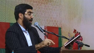 رجزخوانی حماسی سید رضا نریمانی برای آل صهیون و آل سعود