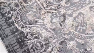 فرش پتینه ۵۰۰ شانه گل برجسته