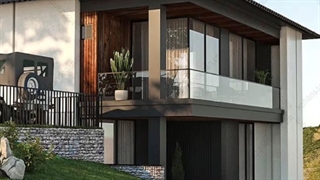 طراحی ویلا در شیب (دکتر یعقوبی) برداشتن خال