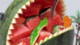 تزیین هندوانه شب یلدا