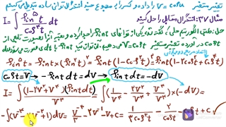 آموزش انتگرالهای مثلثاتی بخش دوم