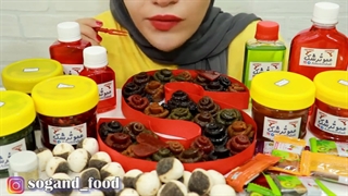 چالش غذاخوری(خوردن لواشک ترش)سوگند فود