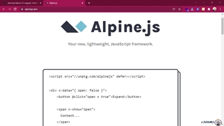 آموزش پروژه محور آلفین جی اس (۱۲ پروژه کاربردی) - Alpine JS