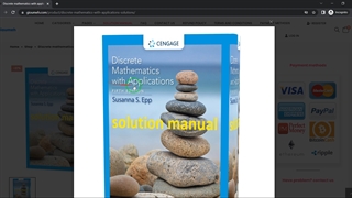 Discrete mathematics with applications 5th edition by Susanna Epp solutions manual pdf