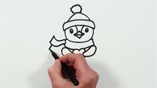 نقاشی پنگوئن