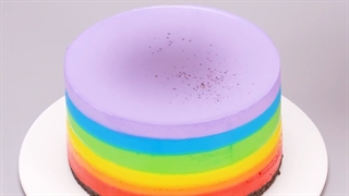 ده مورد کیک ژله ای رنگی