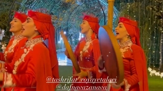 دفنوازی حرفه ای در مجلس عروسی / دفنوازان لاکچری / دفنواز خانم 09018122209