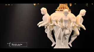 آباژور رومیزی کلاسیک پارس لوستر فراهانی