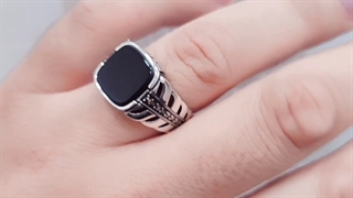 انگشتر نقره مردانه ترک