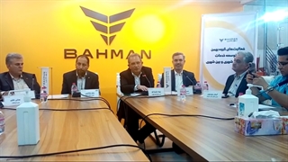 حسین خضری مدیرعامل بهمن دیزل در نشست خبری گروه خودروسازی بهمن