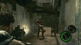 مبارزه با Chainsaw Majini در بازی Resident Evil 5