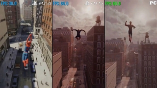 مقایسه اجرای بازی Spider-Man Remastered در کنسول های PS4 vs. PS5 vs. PC
