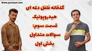 بازدید از گلخانه فلفل دلمه‌ای هیدروپونیک (قسمت سوم)
