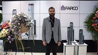 غرفه شرکت هیدروفرکو در نمایشگاه صنعت آسانسور 1401