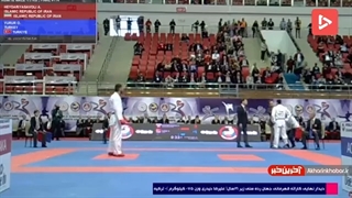 کسب مدال طلای وزن 75 kg توسط حیدری