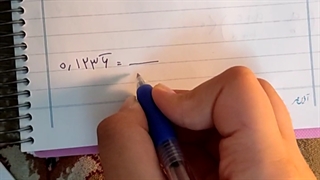 تبدیل اعشاری  متناوب ساده و مرکب به کسر متعارفی