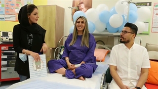 زایمان سزارین - تولد نوزاد پسر