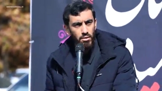 شعر خوانی حماسی حاج مهدی رسولی پیرامون مقام زن در دانشگاه زنجان