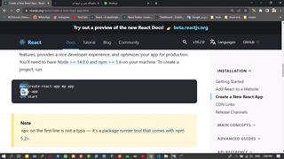 آموزش ری اکت js  قسمت اول