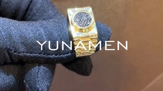 انگشتر طلای مردانه یونامن Y421