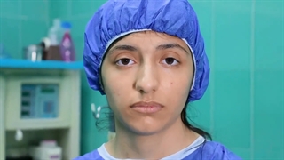 جراحی بینی زنانه با یک قوس دلخواه 