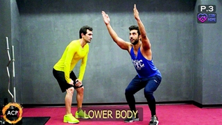 تمرین پا در خانه با دمبل ( ورزش در منزل ) چالش شماره سه