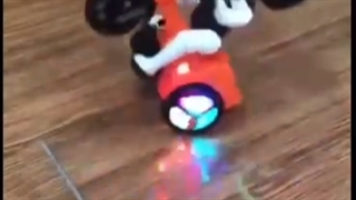 پسر موتور سوار تک چرخ زن موزیکال مدل 151