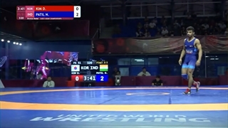 BRONZE FS - 51 kg: D. KIM (KOR) v. N. PATIL (IND)