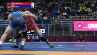 1/4 FS - 65 kg: Y. TAKIZAWA (JPN) v. J. KIM (KOR)
