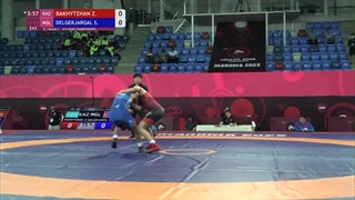 Round 3 FS - 62 kg: Z. BAKHYTZHAN (KAZ) v. S. DELGERJARGAL (MGL)