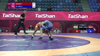 Round 3 FS - 62 kg: T. KADAM (IND) v. S. AL WAZ (IRQ)