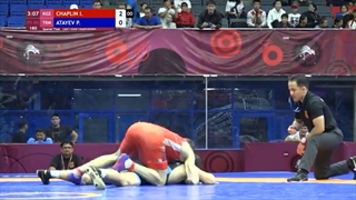 1/4 FS - 80 kg: I. CHAPLIN (KGZ) v. P. ATAYEV (TKM)