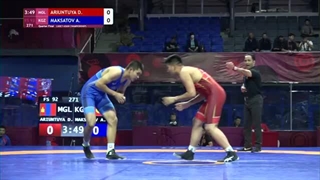 1/4 FS - 92 kg: D. ARIUNTUYA (MGL) v. A. MAKSATOV (KGZ)