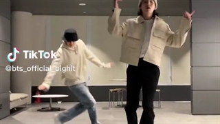 ویدیو منتشر شده از TikTok رسمی BTS با ویدیویی از شوگا و جیمین